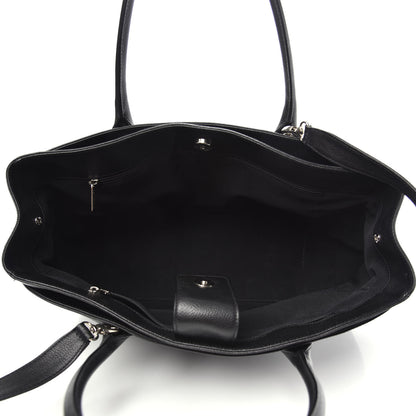 Chanel Calfskin Cerf Executive Shopper Tote Black 6 of 15