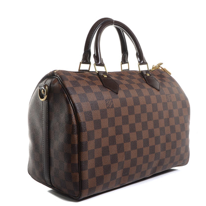 Louis Vuitton Damier Ebene Speedy Bandouliere 30 3 of 10