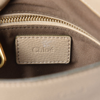 Chloe Calfskin Medium Marcie Round Zip Crossbody Bag Angora Beige 6 of 23