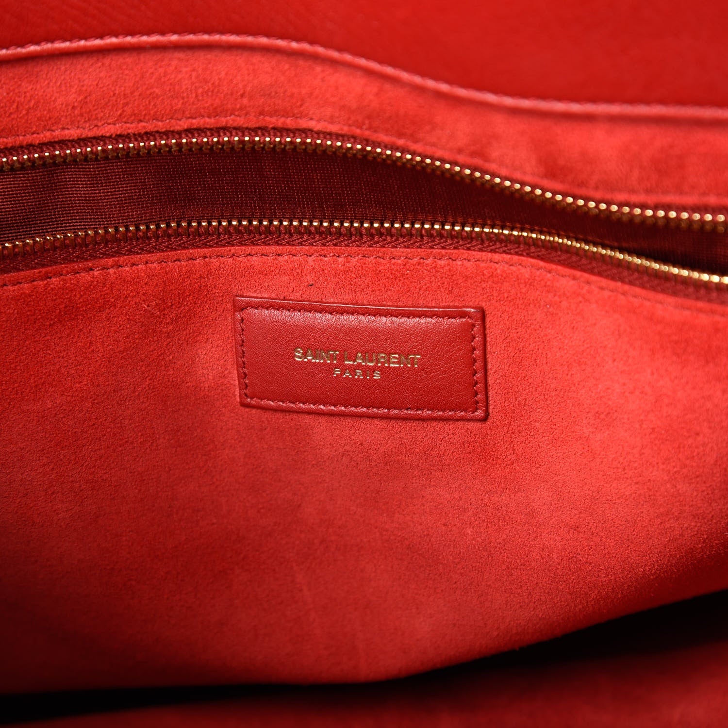 Saint Laurent Calfskin Large Sac de Jour Carryall Rouge Orient 8 of 10