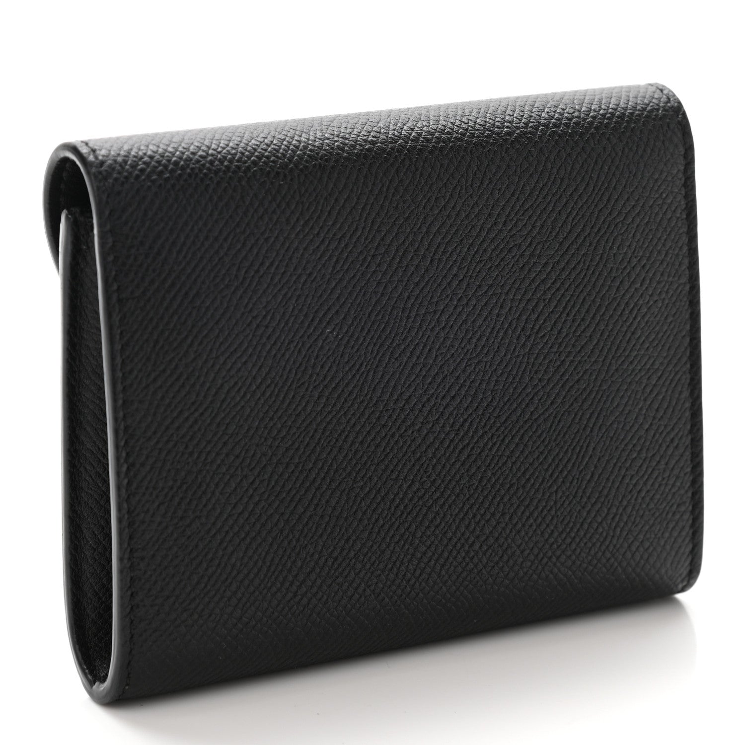 Celine Grained Calfskin Small Trotteur Multifunction Wallet Black 3 of 11