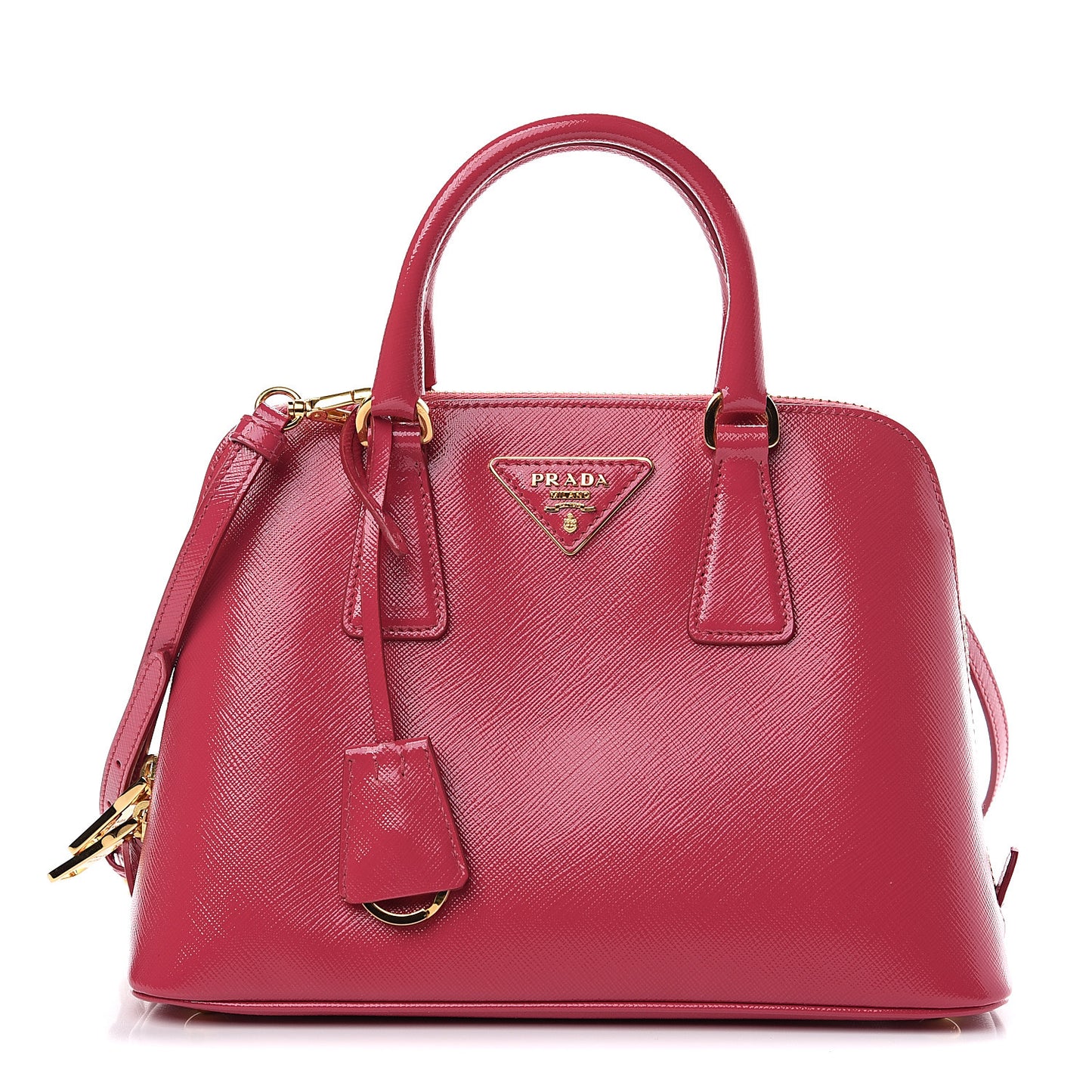 Saffiano Vernice Mini Promenade Tote Peonia