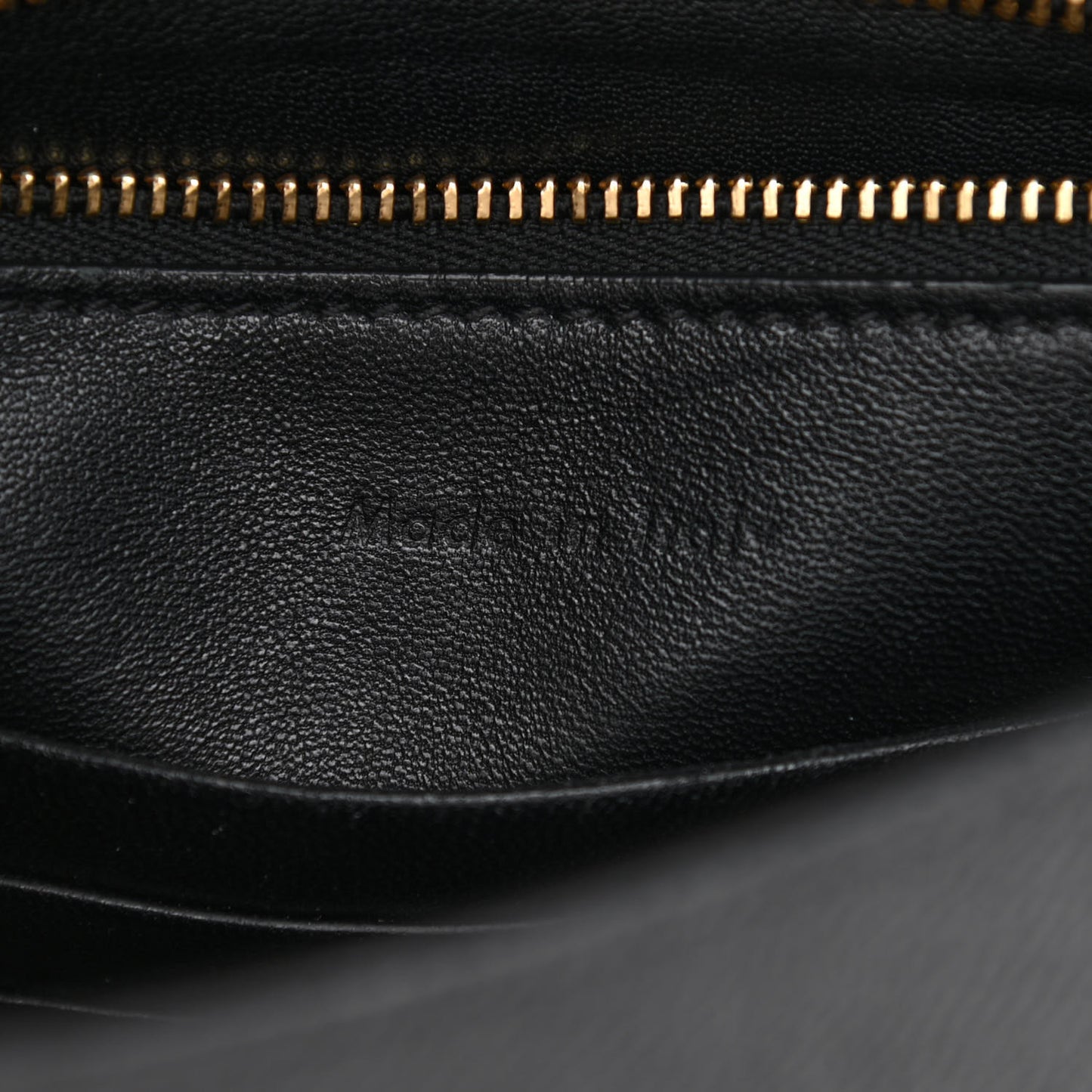 Grained Calfskin Small Trotteur Black
