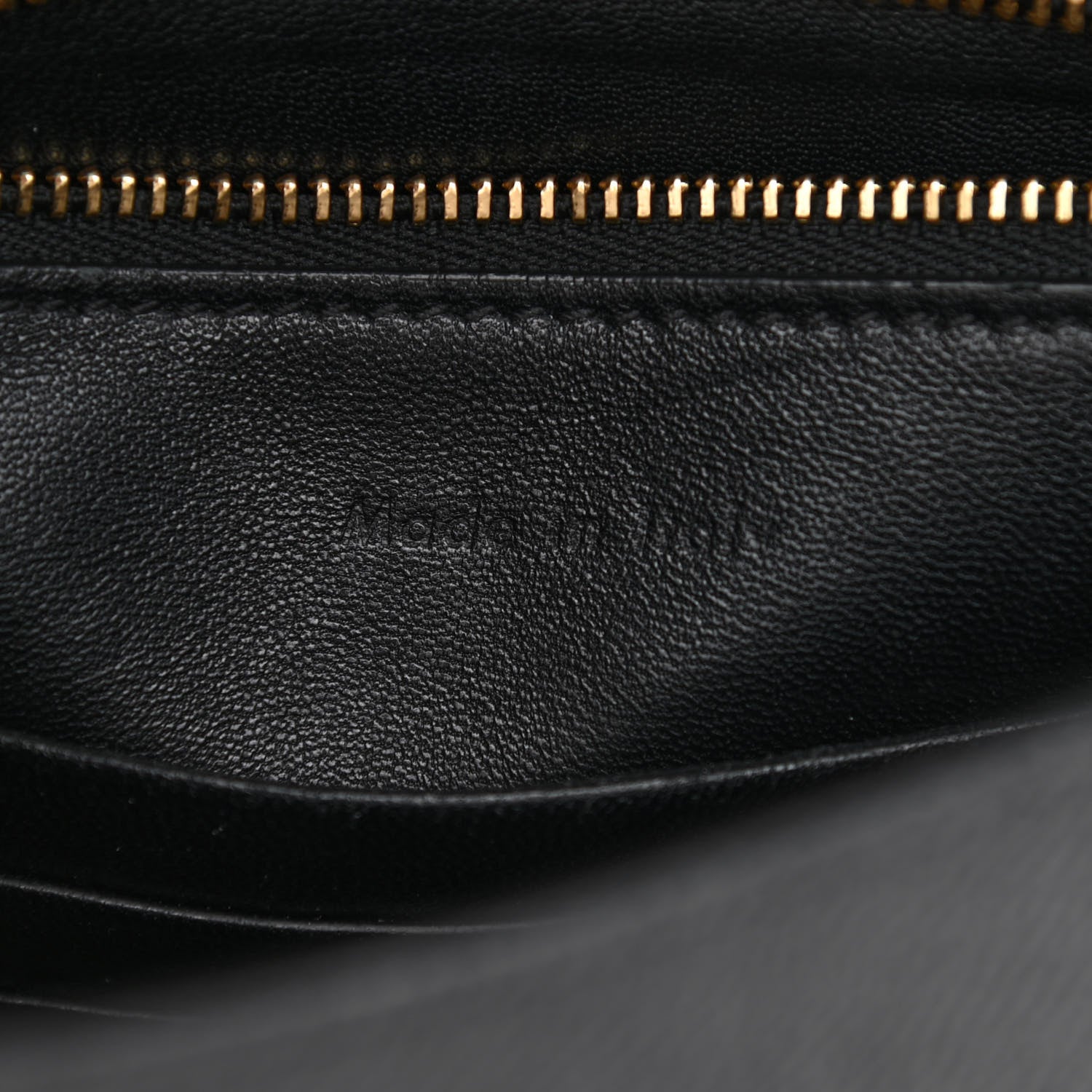 Celine Grained Calfskin Small Trotteur Black 7 of 13