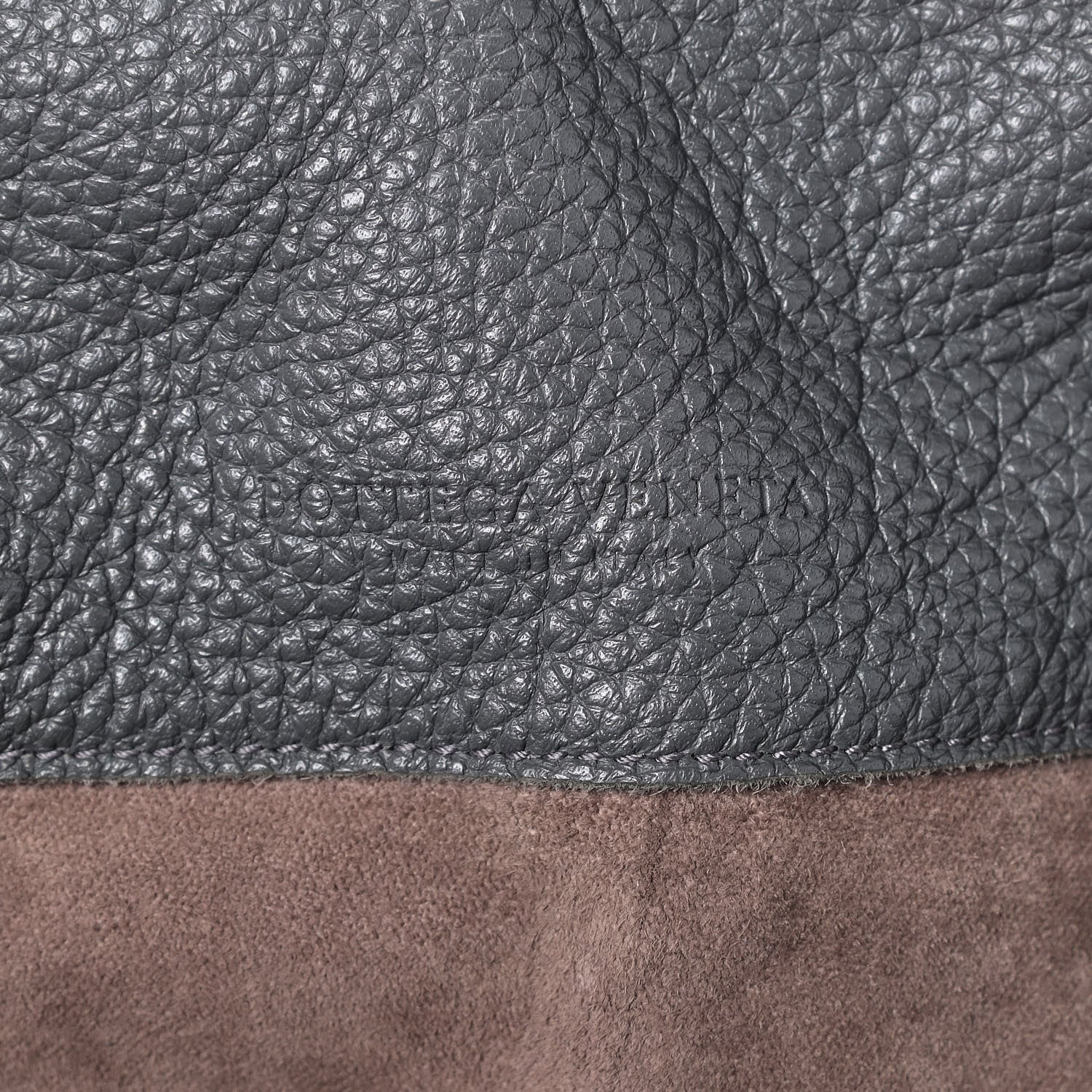 Bottega Veneta Washed Cervo Deerskin Shoulder Bag New Light Grey 5 of 7