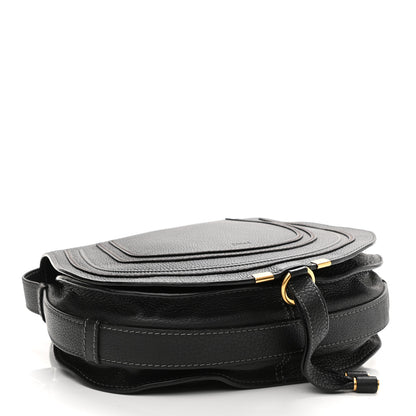 Chloe Calfskin Medium Marcie Round Crossbody Bag Black 4 of 11