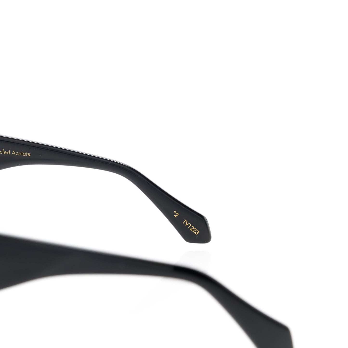 Acetate Swarovski Crystal Cyclone Sunglasses Z1578E Black