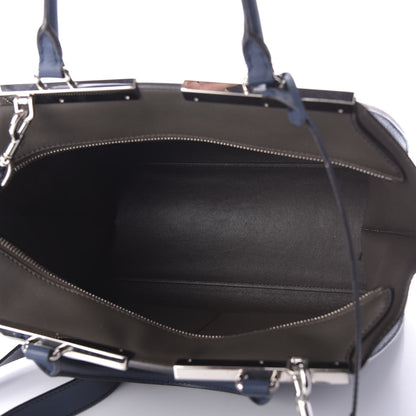 Fendi Vitello Dolce Shiny Nappa Petite 3Jours Tote Blue 5 of 8