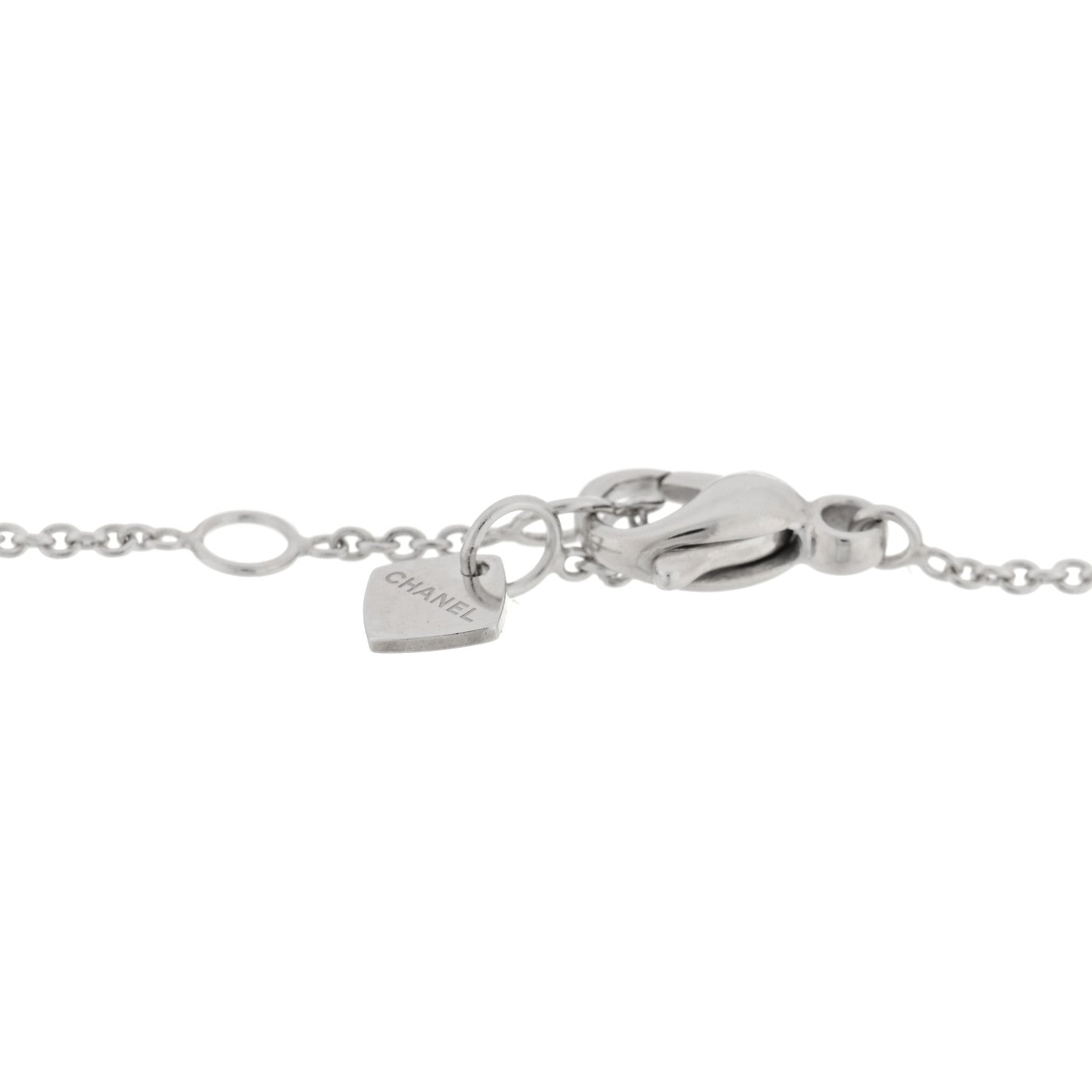 Chanel 18K White Gold Coco Crush Station Bracelet 3 of 3