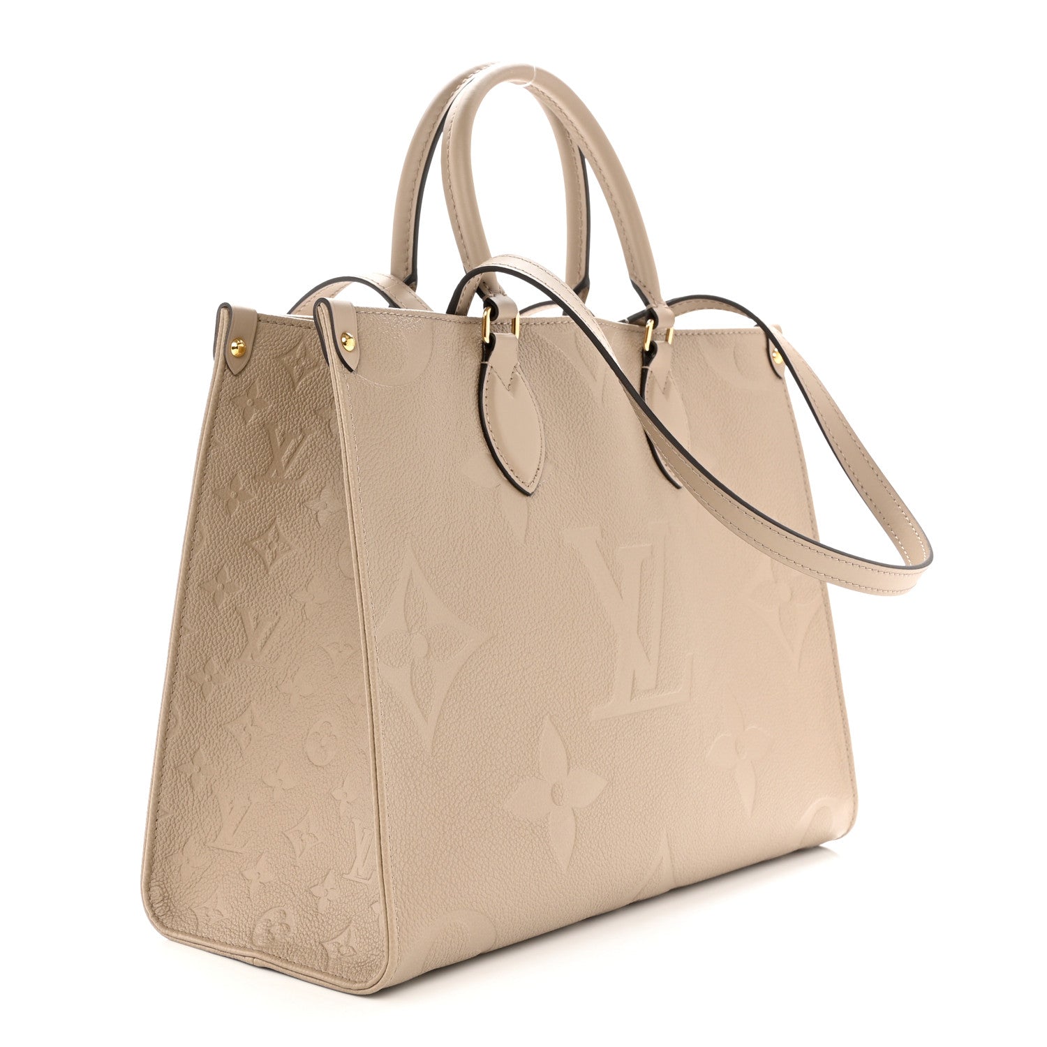 Louis Vuitton Empreinte Monogram Giant Onthego MM Tourterelle 3 of 10