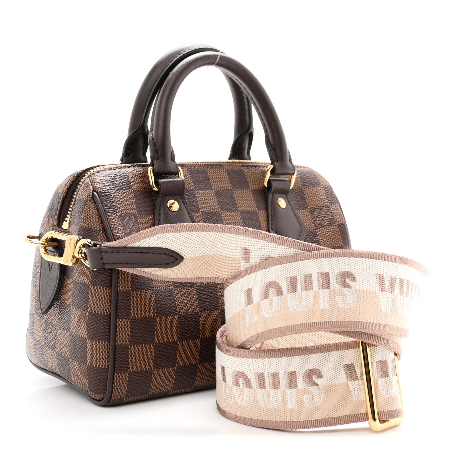 Louis Vuitton Damier Ebene Speedy Bandouliere 20 3 of 10