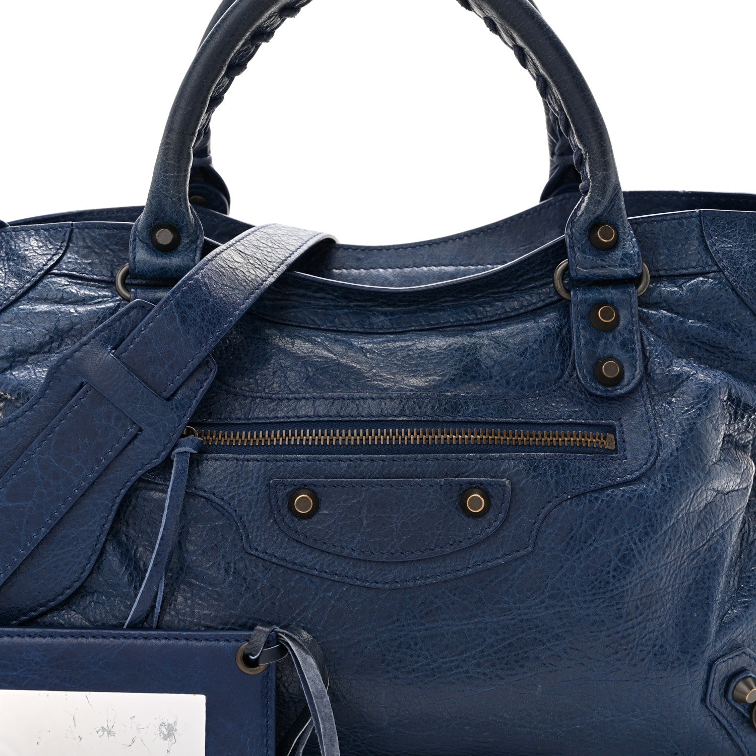 Balenciaga Agneau Classic Hardware City Bleu Mineral 9 of 16