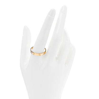 Cartier 18K Yellow Gold 3.5mm LOVE Wedding Band Ring 67/11.75 2 of 5