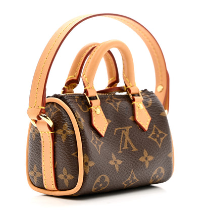 Louis Vuitton Monogram Micro Speedy Bag Charm 2 of 6