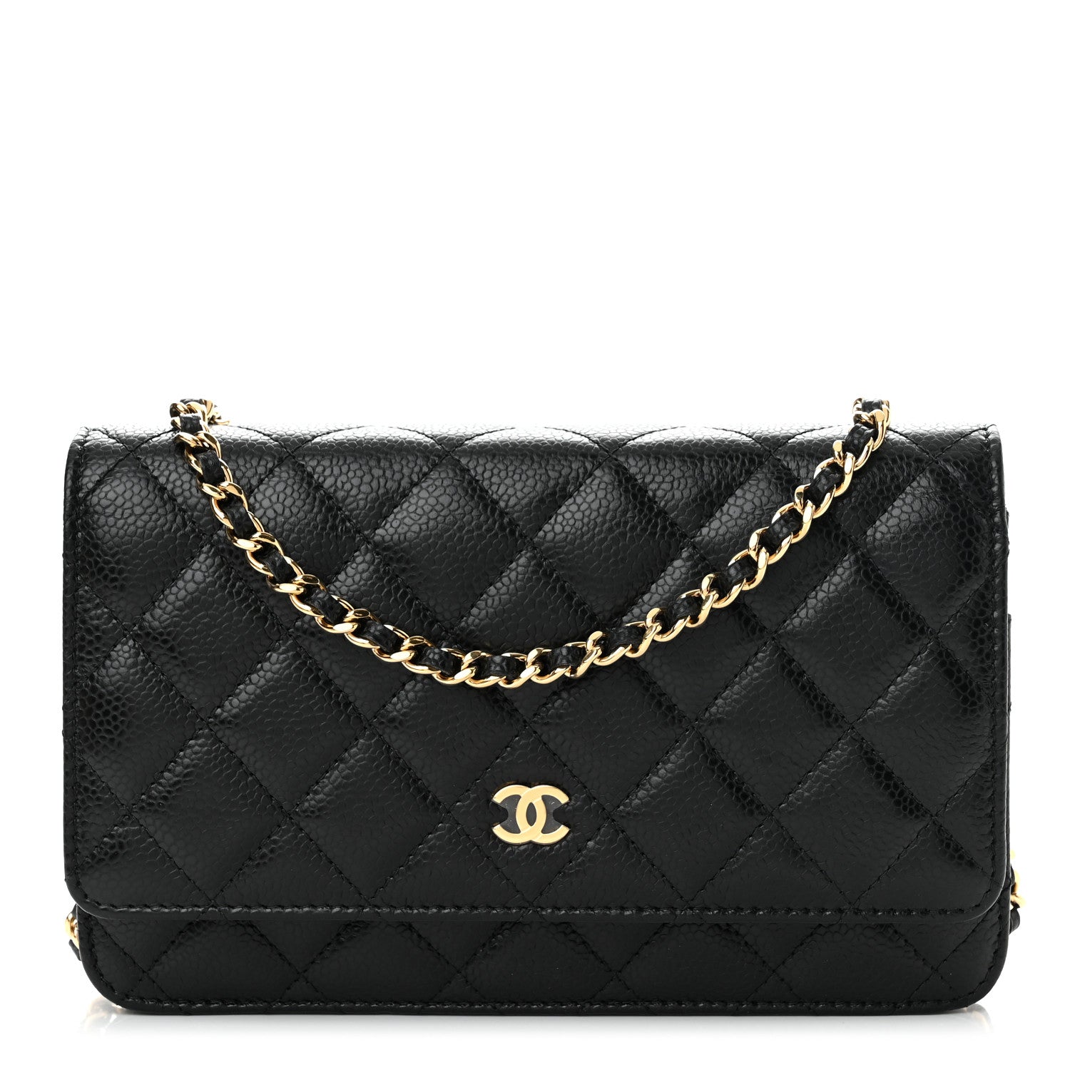 Chanel Caviar Quilted Wallet On Chain WOC Black 1 of 11