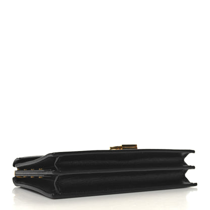 Saint Laurent Smooth Calfskin Monogram Cassandra Clasp Bag Black 4 of 13