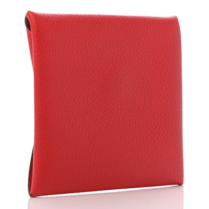 Hermes Evercolor Bastia Coin Purse Rouge De Coeur 2 of 4