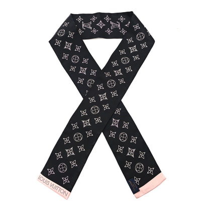 Louis Vuitton Silk Monogram LV Mahina Flight Mode Bandeau Blue Pink 1 of 3