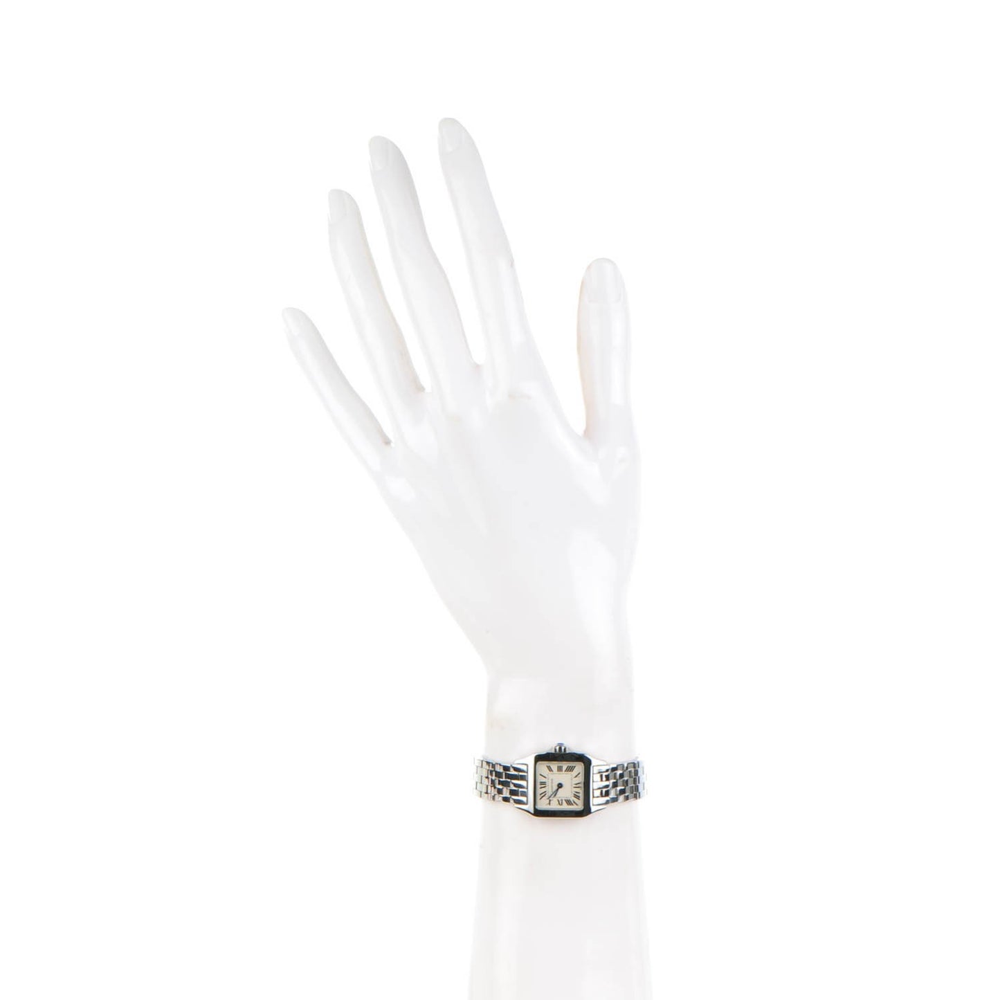 Stainless Steel 20mm Santos Demoiselle Quartz Watch