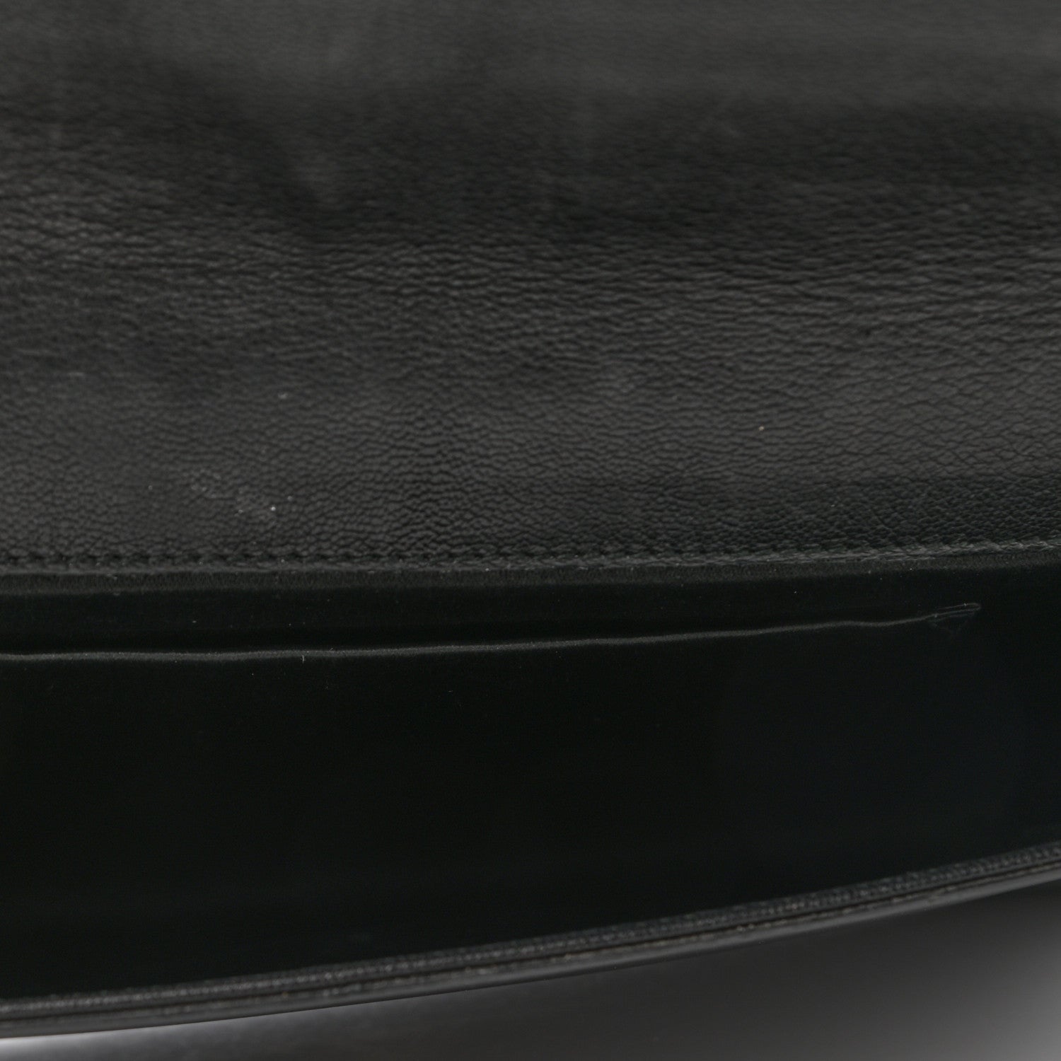 Saint Laurent Calfskin Monogram Large Belle De Jour Clutch Black 4 of 6