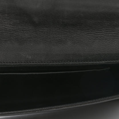 Saint Laurent Calfskin Monogram Large Belle De Jour Clutch Black 4 of 6