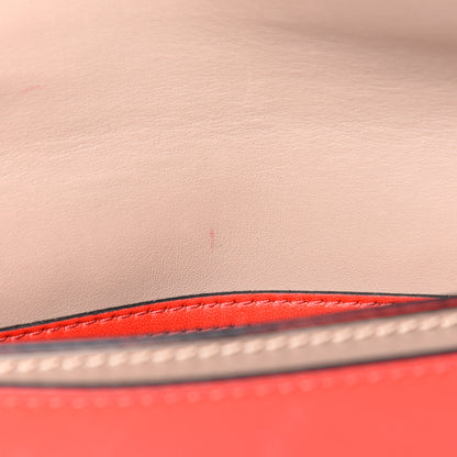 Valentino Garavani Nappa Rockstud Wristlet Clutch Deep Orange 8 of 12