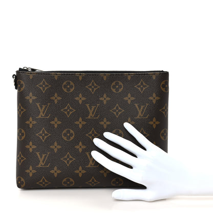 Louis Vuitton Monogram CarryAll Travel Pochette Black 2 of 9