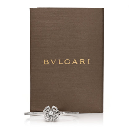 Bulgari 18K White Gold Diamond Fiorever Pave Bracelet S 4 of 4