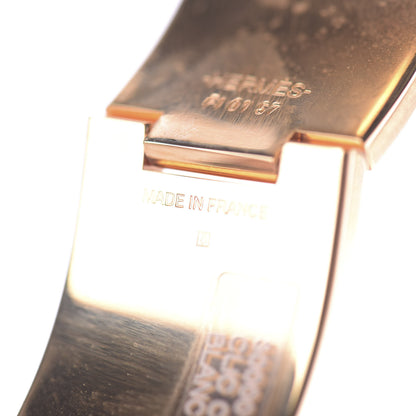 Hermes Enamel Wide Clic Clac H Bracelet PM White 5 of 8