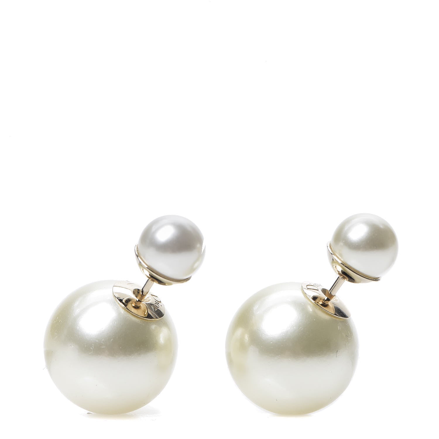 Christian Dior Pearl Mise En Dior Tribal Earrings 1 of 5