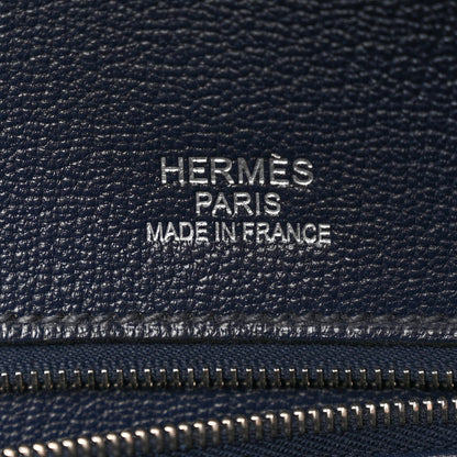 Hermes Fjord Barenia Crinoline Club Birkin 35 Bleu Indigo 6 of 13