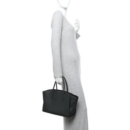 The Row Grained Calfskin Marlo 12 Tote Bag Dark Pine 2 of 10