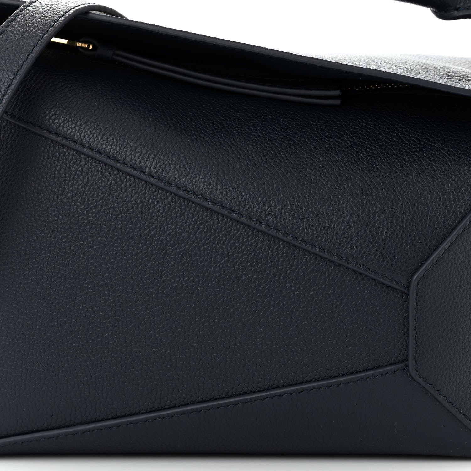 Loewe Soft Grained Calfskin Small Puzzle Edge Bag Navy 7 of 9