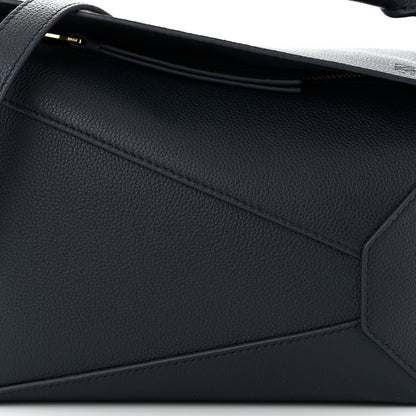 Loewe Soft Grained Calfskin Small Puzzle Edge Bag Navy 7 of 9