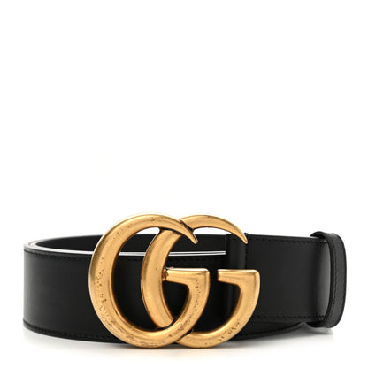 Gucci Calfskin Double G 40mm Belt 80 32 Black 1 of 10