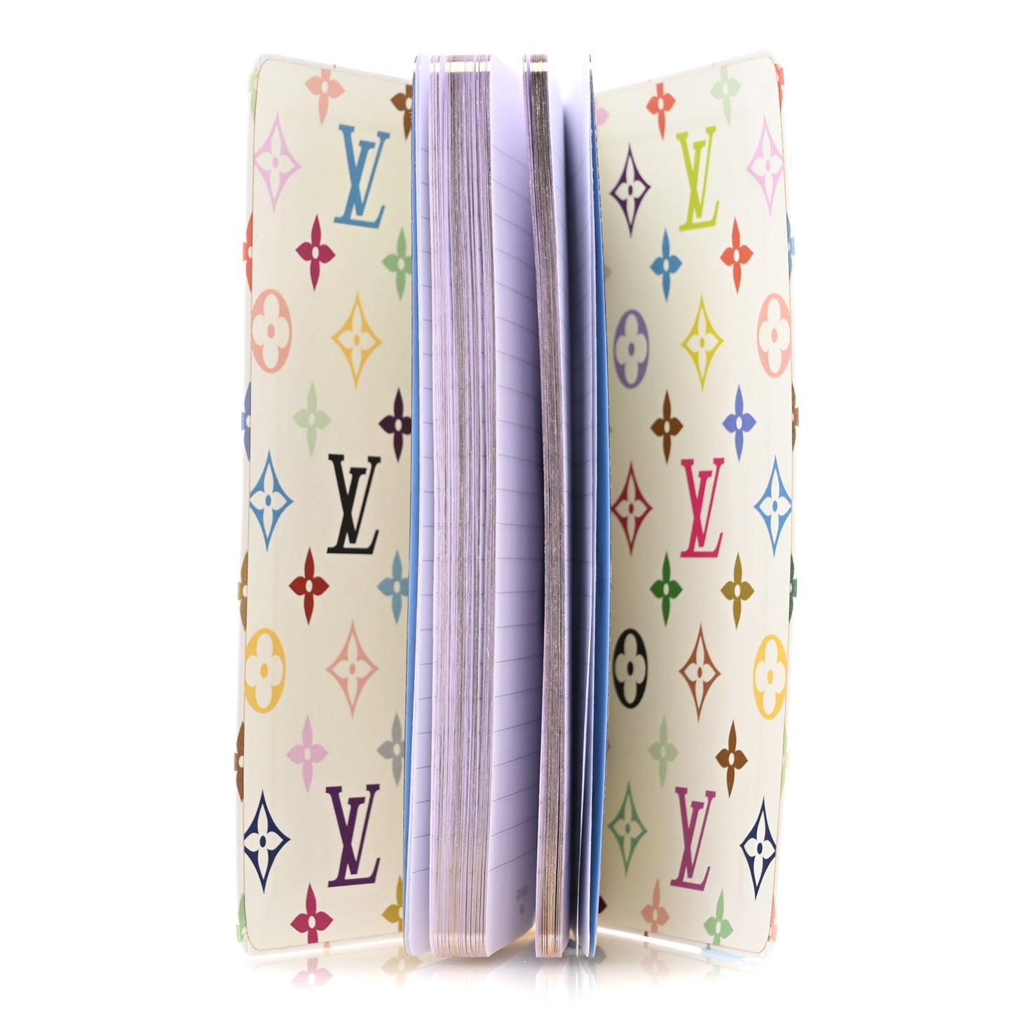 LV x TM Monogram Multicolor Jane Notebook MM White