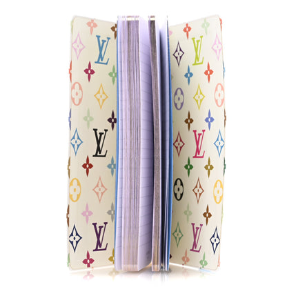Louis Vuitton LV x TM Monogram Multicolor Jane Notebook MM White 5 of 8