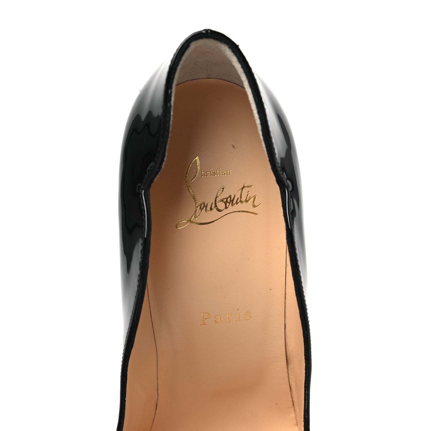 Christian Louboutin Patent Hot Chick 100 Pumps 39.5 Black 8 of 8