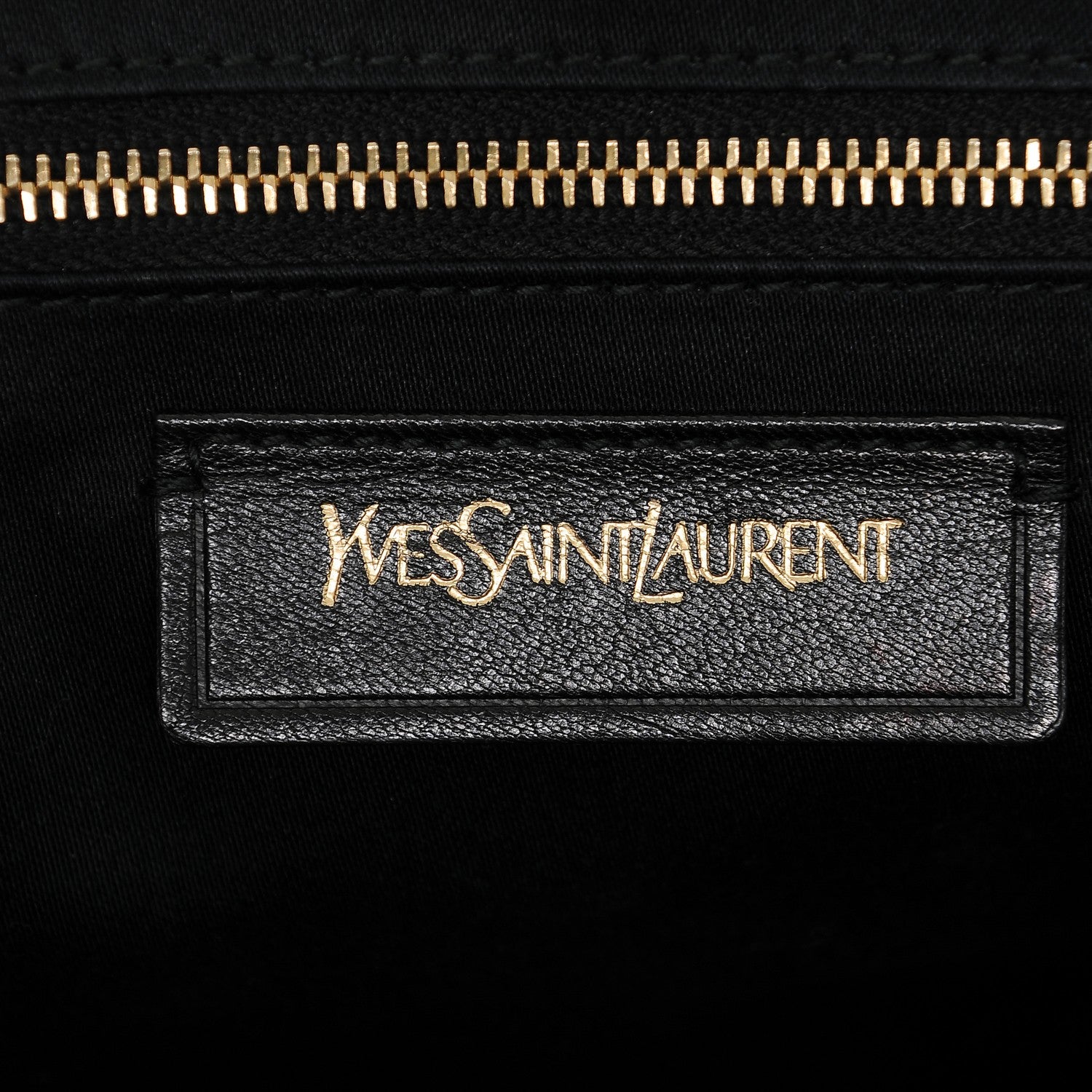 Saint Laurent Sheepskin Small Cabas ChYc Black 6 of 9