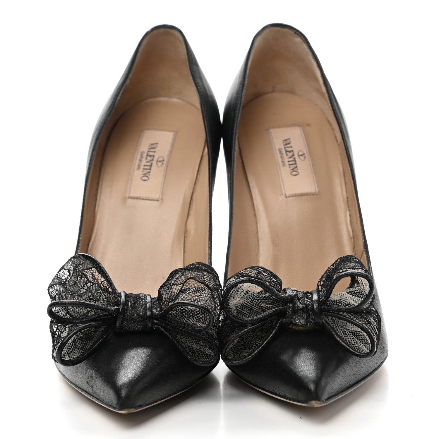 Valentino Garavani Nappa Lace Bow Pumps 39.5 black 2 of 11