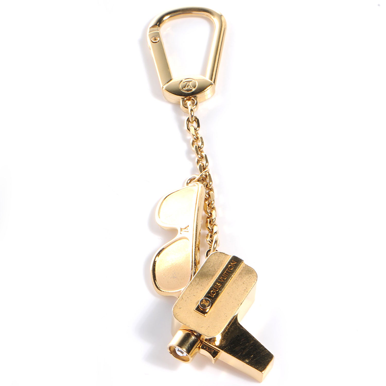 Louis Vuitton Millionaire Cannes Key Chain Bag Charm Gold 1 of 5