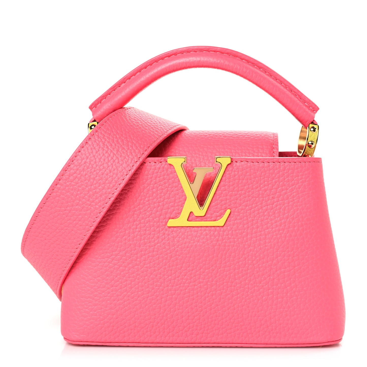 Taurillon Capucines Mini Dragon Fruit Pink Cedrat