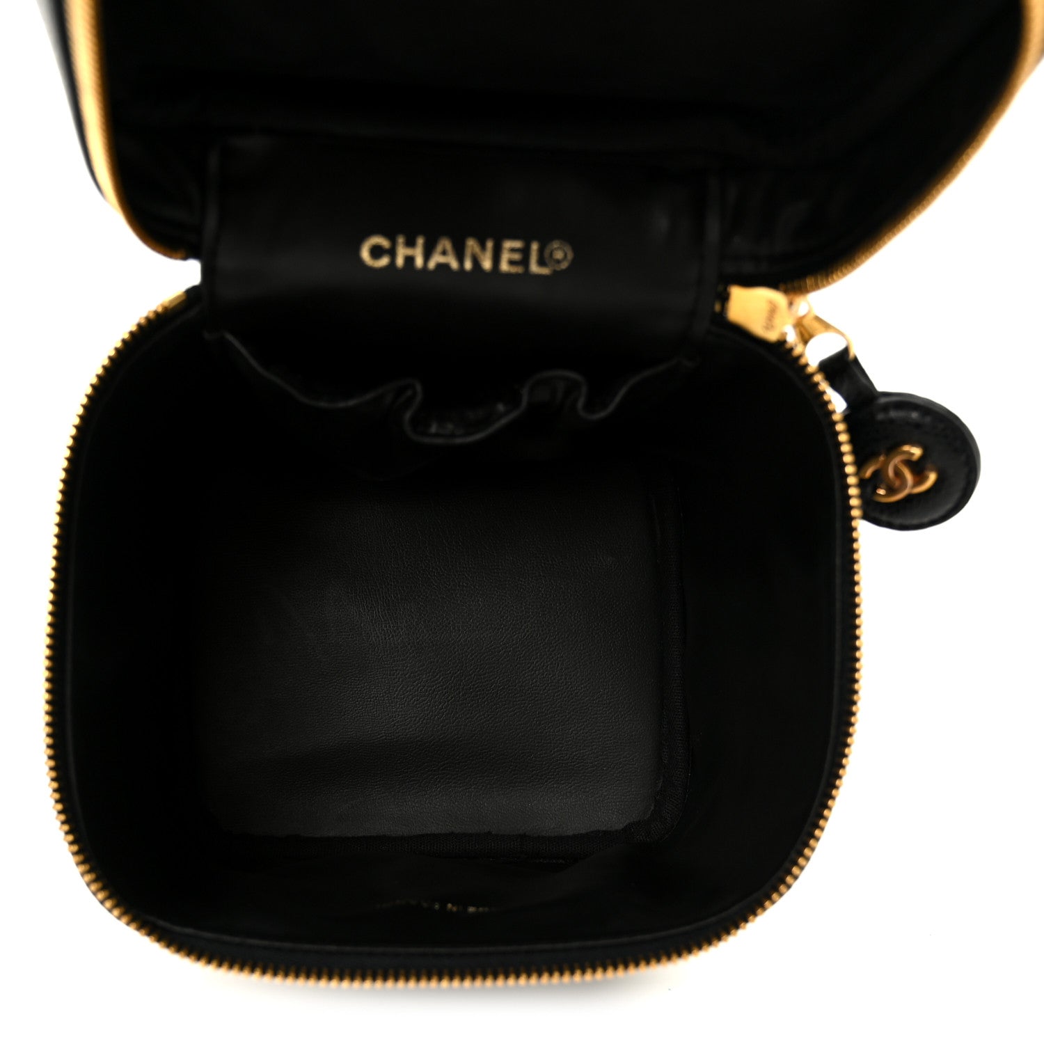Chanel Caviar Vanity Cosmetic Case Black 5 of 11