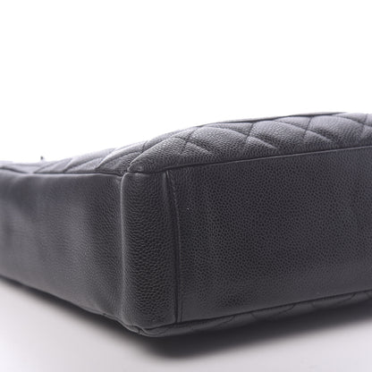 Chanel Caviar Quilted Petit Shopping Tote PST Black 9 of 10