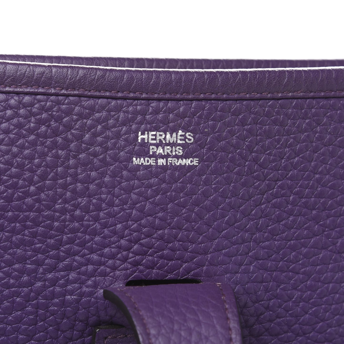 Taurillon Clemence Amazone Evelyne III GM Ultraviolet