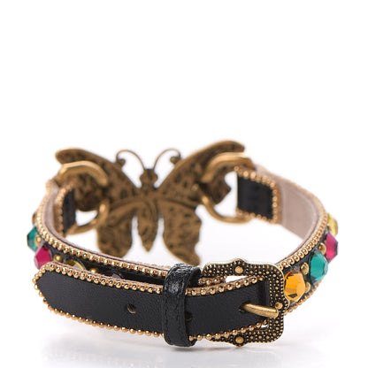 Gucci Calfskin Crystal Butterfly Bracelet Multicolor 3 of 6