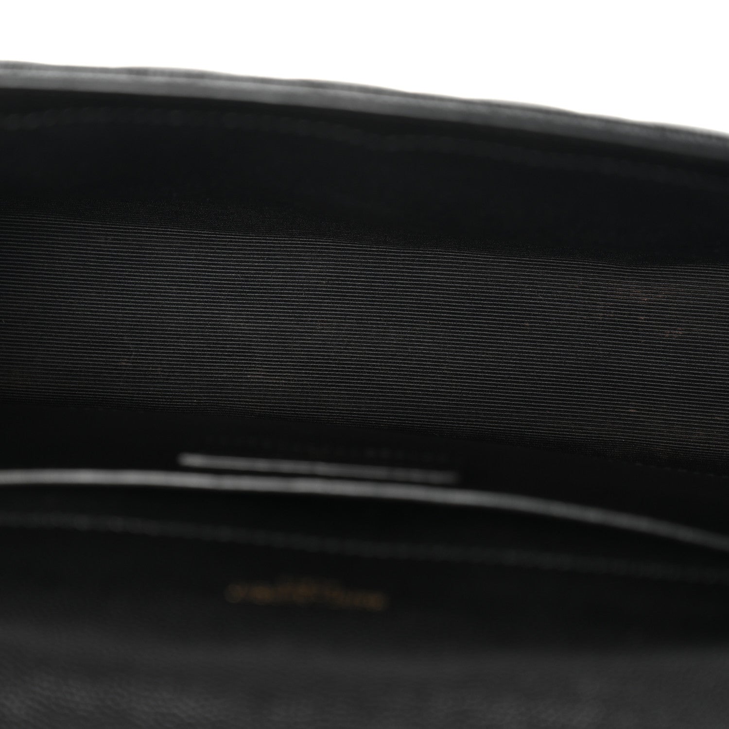 Saint Laurent Grain De Poudre Textured Mixed Matelasse Triquilt Medium Monogram Satchel Black 5 of 12