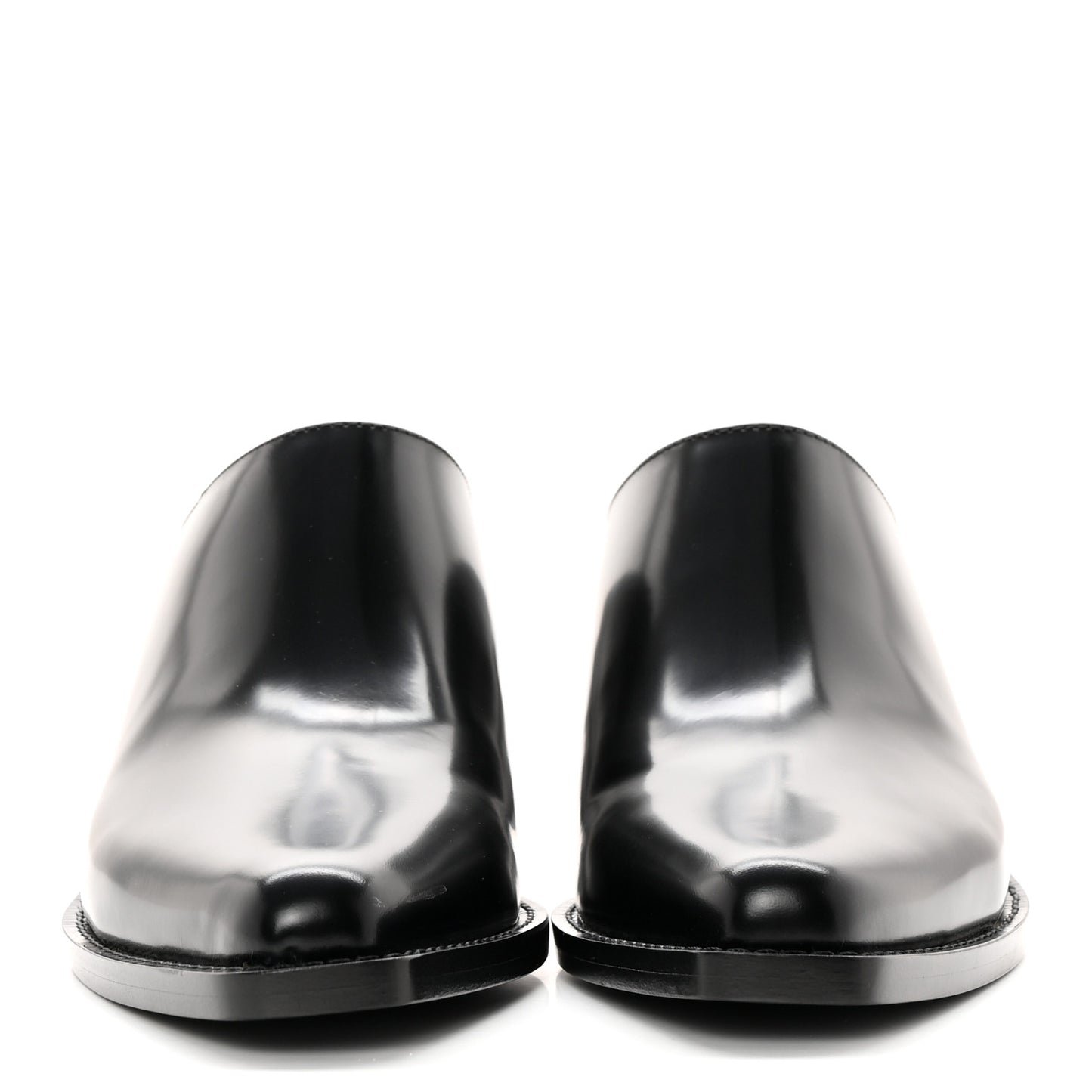 Vitello Abrasivato FF Cut Mules 38 Black