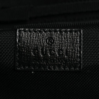 Gucci GG Supreme Monogram Large Four Wheel Suitcase Black Grey 5 of 10