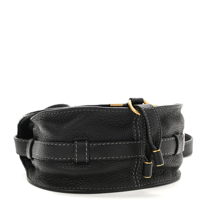 Chloe Calfskin Mini Marcie Round Crossbody Bag Black 4 of 13